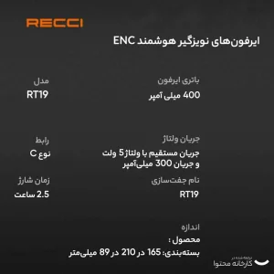 هدفون بی سیم رسی مدل RT19