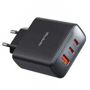 آداپتور 3 پورت 45 وات همراه با کابل دو سر تایپ سی مک دودو Mcdodo 45W 3 Port Fast Charger CH-4861