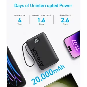 پاوربانک انکر Anker Power Bank Battery Pack 20000mAh 22.5W مدل A1647