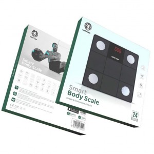 ترازو هوشمند گرین لاین مدل Green Lion Smart Body Fat Scale GNSFSCLEBK