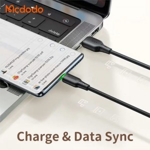 کابل تایپ سی 100 وات 1.2 متر مک دودو Mcdodo 6A Type-C USB Data Cable CA-475