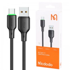 کابل تایپ سی 100 وات 1.2 متر مک دودو Mcdodo 6A Type-C USB Data Cable CA-475