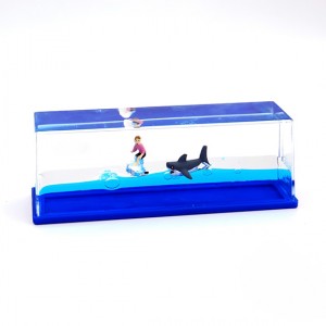 باکس دکوری اسکی باز و کوسه شناور