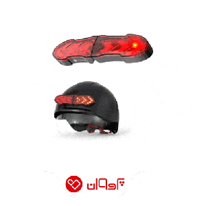 چراغ خطر دوچرخه راهنما دار بی سیم پرووان مدل PGL102