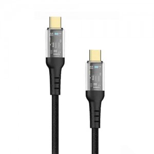 کابل تبدیل USB-C به USB-C پرووان مدل PCC113 طول 1متر