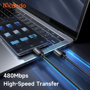 کابل شارژ سریع USB به تایپ سی 60وات 3 آمپر مک دودو مدل MCDODO CA-396 طول 1متر