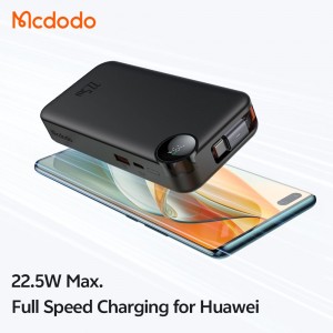 پاوربانک 22.5 وات ظرفیت 10000 مک دودو مدل MCDODO MC-386 بهمراه کابل شارژ