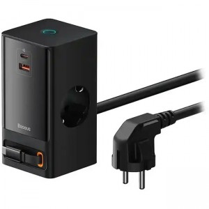 شارژر رومیزی باسئوس مدل Power Combo PSLR000301 با توان 65 وات