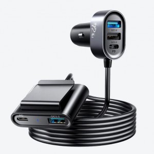 شارژر فندکی فست 5 پورت مدل JR-CL05