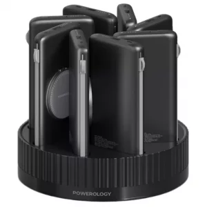 پاوراستیشن 8 در 1 پاورولوژی Powerology 10000mAh Power Bank Terminal PPBCHA2681BK