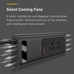 مبدل برق خودرو باسئوس مدل POWER INVERTER 150w
