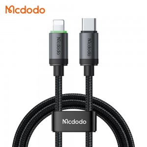 کابل شارژ سریع تایپ سی به لایتنینگ 36 وات کارپلی مک دودو مدل MCDODO CA-4820طول 1متر
