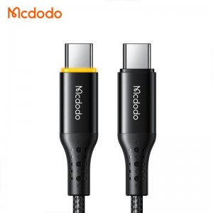 کابل قطع کن دار تایپ سی به تایپ سی 100 وات مک دودو Mcdodo Auto Power Off Type-C tTo Type-C CA-3460