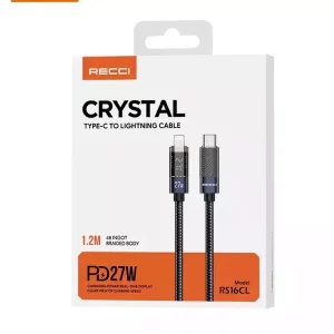 کابل تبدیل USB-C به لایتنینگ رسی مدل RS16CL طول 1.2 متر