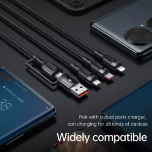 کابل تبدیل USB به لایتنینگ / usb-C / Microusb مک دودو مدل CA-8800 طول 1.2 متر
