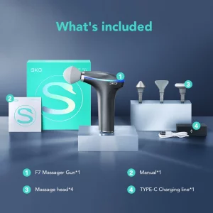 ماساژور تفنگی اس کی جی SKG massage gun F7-E