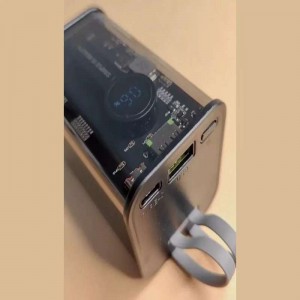 پاوبانک 20000 همراه با کابل تایپ سی و لایتنینگ ایکس او XO-PB307 Built In Cable Powerbank