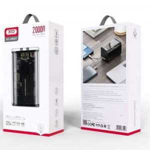 پاوبانک 20000 همراه با کابل تایپ سی و لایتنینگ ایکس او XO-PB307 Built In Cable Powerbank