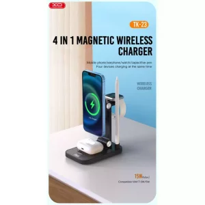 استند و شارژر وایرلس توان 15 وات ایکس او XO TK-23