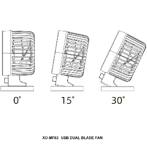 پنکه رو میزی ایکس او XO USB Dual Blade fan XO-MF82