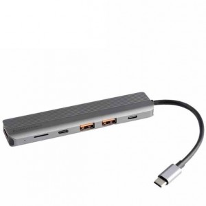 هاب 6 پورت USB-C پاورولوژی مدل P61HBCGY