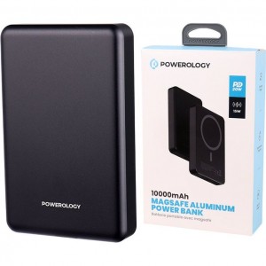 پاوربانک مگ سیف 10000 پاورولوژی Powerology Magsafe Aluminum Power Bank PPBCHA34