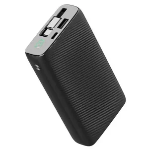پاوربانک 35 وات 20000 با کابل تایپ سی جمع شونده پاورولوژی Powerology Power Bank PPBCHA72