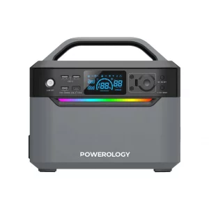 پاورژنراتور قابل حمل 600 وات پاورولوژی Powerology 120000mAh Portable Power Generator Fast Charging 384Wh 600W