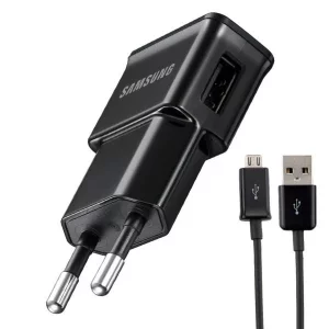 شارژر دیواری مدل SAMSUNG EP-TA20EBECGAE به همراه کابل تبدیل USB-C