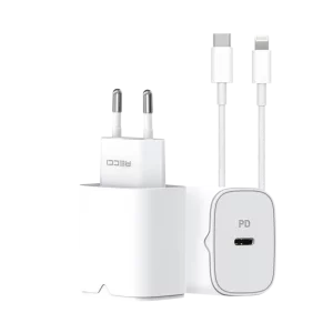 شارژ مسافرتی 20 وات رسی با کابل RECCI CHARGER KITS TRAVER RC50ECL