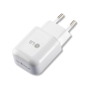 شارژر دیواری سریع اورجینال ال جی روکارتنی LG Charging Adapter MCS-H05ED