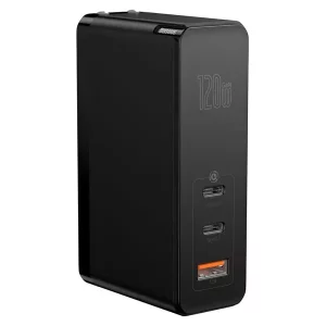 شارژر دیواری فست شارژ با سه پورت بیسوس Baseus GaN2 Pro Quick Charger 2C+U CCGAN-K01