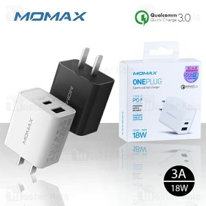 شارژر دیواری مومکس Momax UM13CN OnePlug PD QC3.0 Charger 18W