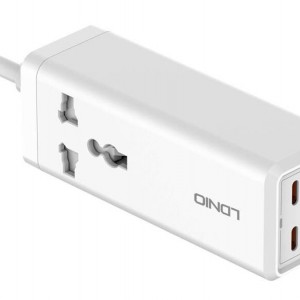 شارژر و چند راهی برق 65 وات الدنیو LDNIO SC1418 Mini Smart Power Socket Plug Desktop