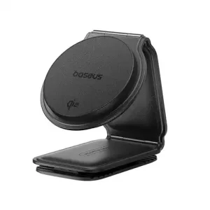 هولدر و شارژر وایرلس مگنتی بیسوس Baseus C02 Mega Magnetis Wireless Charging Car Mount BS-CM042