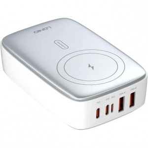 هاب شارژر 5 پورت وایرلس الدینیو 140 وات LDNIO Q4010 GaN