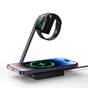 شارژر بیسیم 2 کاره جویروم Joyroom 2in1 wireless charger JR-WQN05