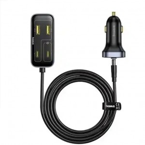 شارژر فندکی 6 پورت 110 وات بیسوس Baseus BackseatPal L1 C00081100121-00