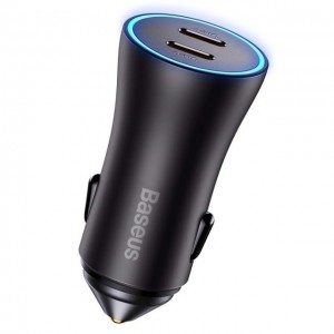 شارژر فندکی 40 وات دو پورت بیسوس Baseus Golden Contactor Pro CCJDZ-CC