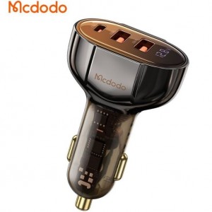 شارژر فندکی سه پورت 100 وات مک دودو Mcdodo Digital Display PD Car Charger CC-2300