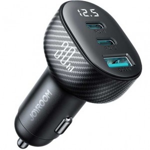 شارژر فندکی 3 پورت 30 وات جویروم JOYROOM JR-CCD04