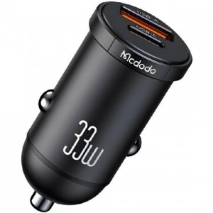 شارژر فندکی 2 پورت 33 وات مک دودو Mcdodo PD33W 1C1U LED Fast Car Charger CC-232