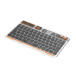 کیبورد بلوتوثی شفاف و قابل حمل مدل KB05 برند ویدوی