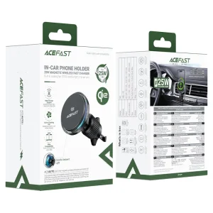 هولدر و شارژ وایرلس دریچه کولری هوشمند ایس فست ACEFAST D61 توان 25 وات