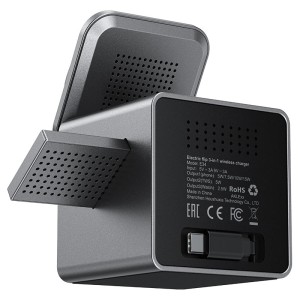 استند و شارژر وایرلس چند کاره مگ سیف ایس فست ACEFAST E34 با قابلیت شارژ اپل واچ