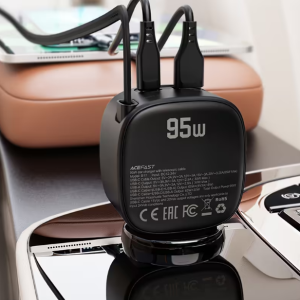 شارژر فندکی ایس فست ACEFAST B17 95W Fast Charger توان 95 وات همراه با کابل متصل