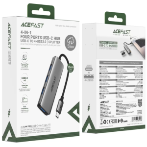 هاب 4 پورت تایپ سی ایس فست ACEFAST J15