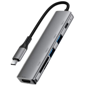 هاب 6 پورت تایپ سی ایس فست ACEFAST J18