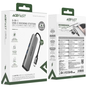 هاب 6 پورت تایپ سی ایس فست ACEFAST J18