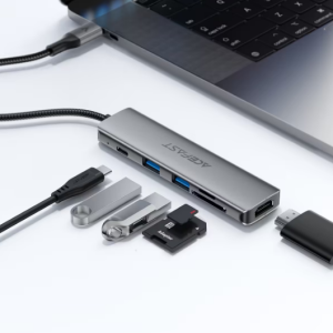 هاب 6 پورت تایپ سی ایس فست ACEFAST J18